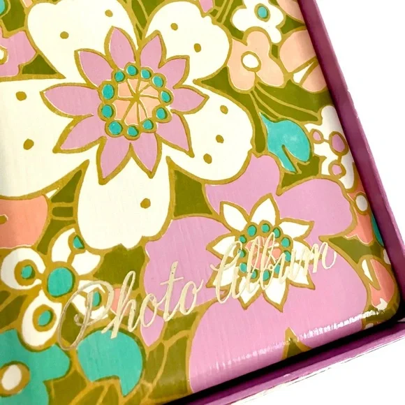Vintage 1960’s mod floral photo album NWT deadstock NIB - Picture 2 of 7